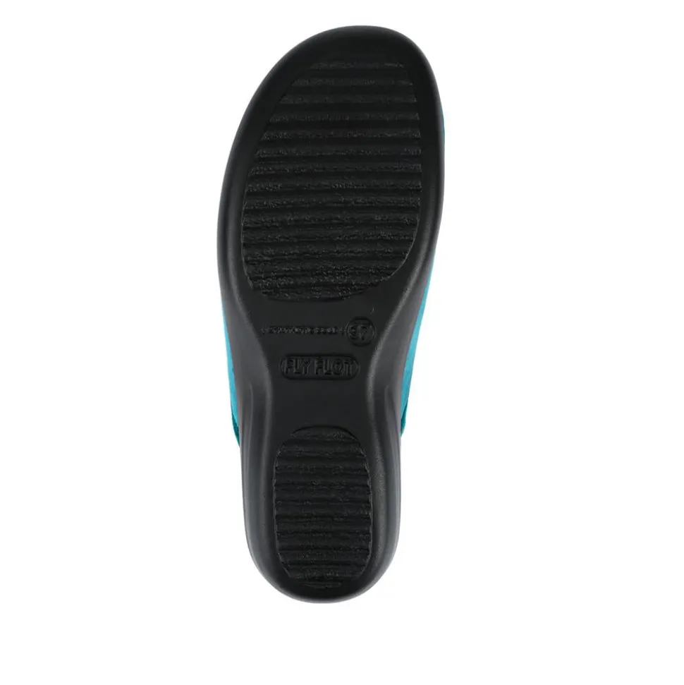 Fly Flot Anatomic Slipper Mules - Teal