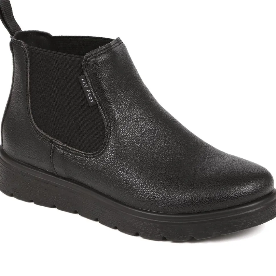 Fly Flot Chelsea Boots - Black
