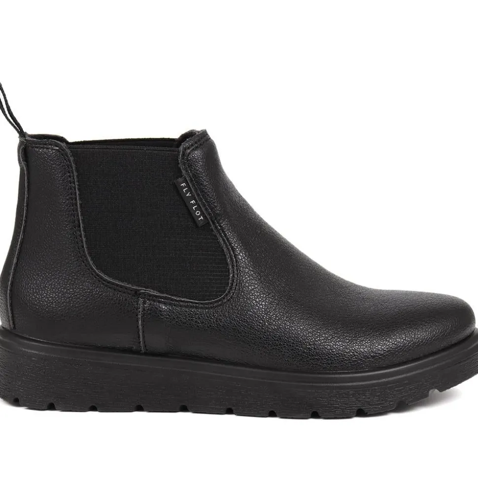 Fly Flot Chelsea Boots - Black