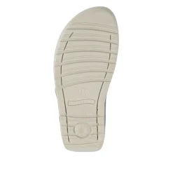 Fly Flot Cushioning Toe Post Sandals - Blue