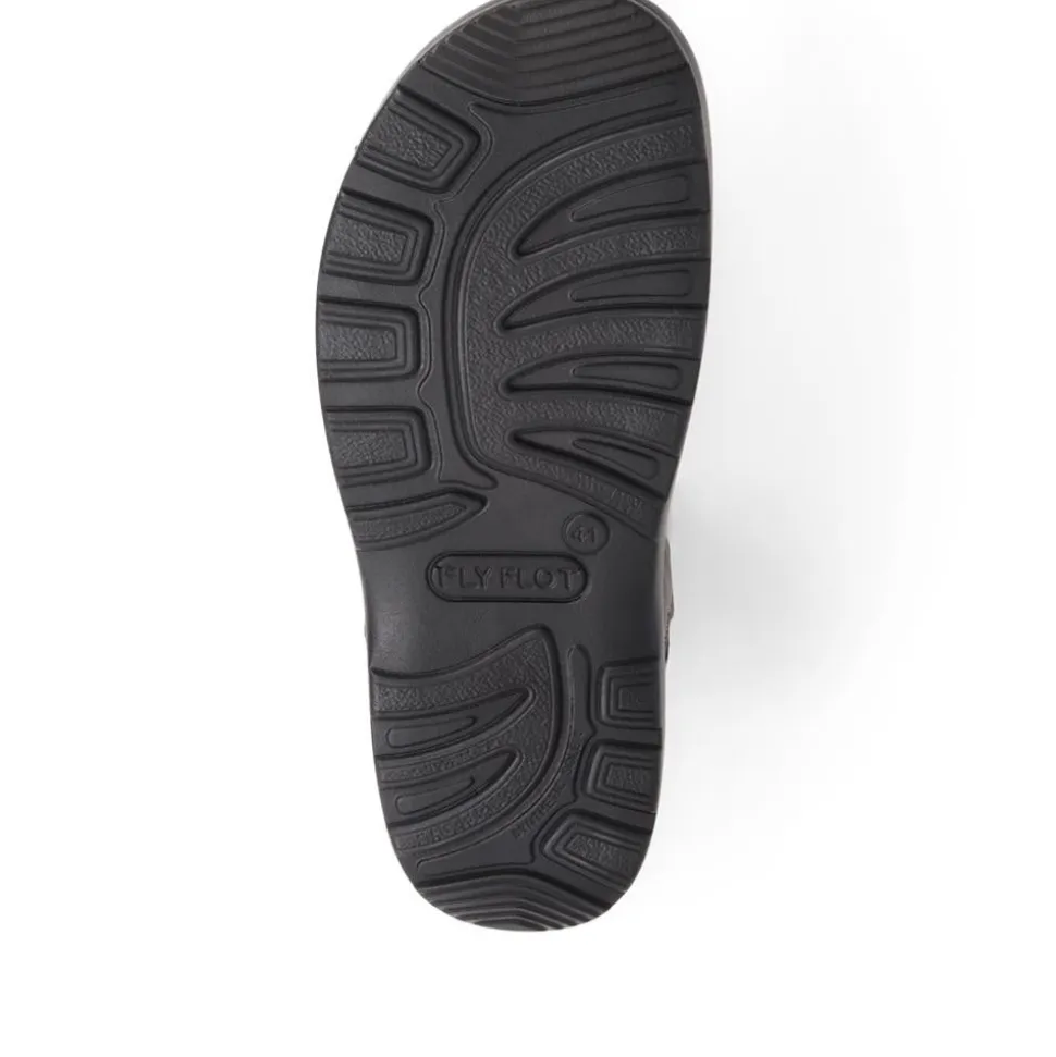 Fly Flot Dual Touch Fastening Sandals - Dark Brown