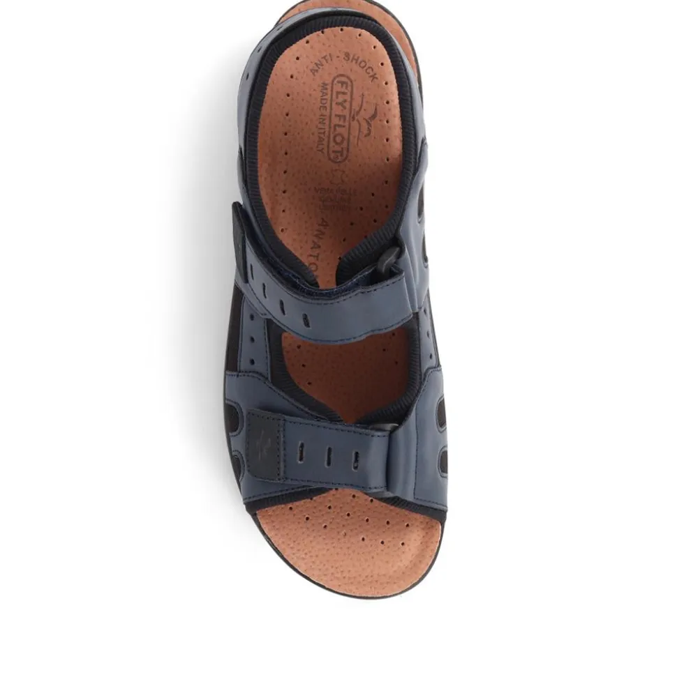Fly Flot Dual Touch Fastening Sandals - Navy