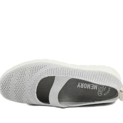 Fly Flot Elasticated Mary Janes - Light Grey