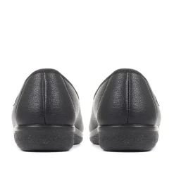 Fly Flot Elastic Fit Full Slippers - Black