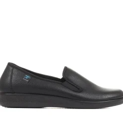 Fly Flot Elastic Fit Full Slippers - Black