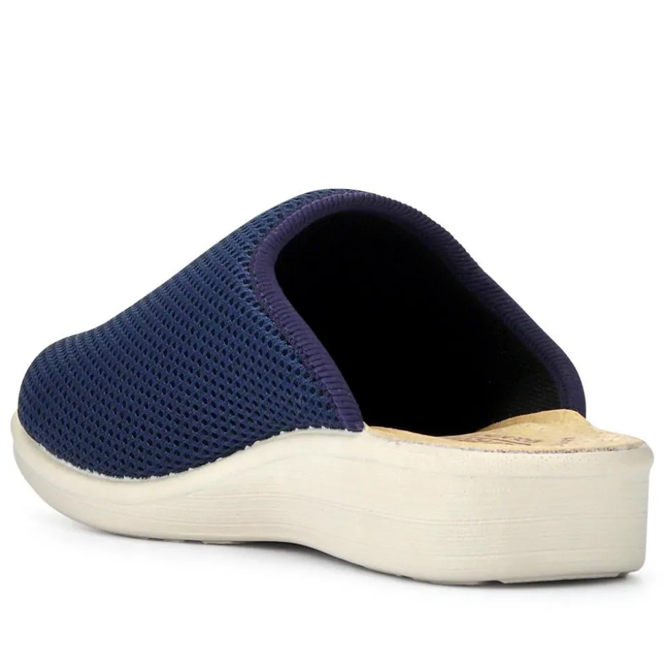Fly Flot Lightweight Self Moulding Mules - Blue