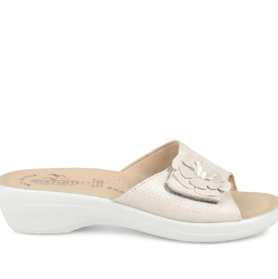 Fly Flot Mule Sandals - Beige