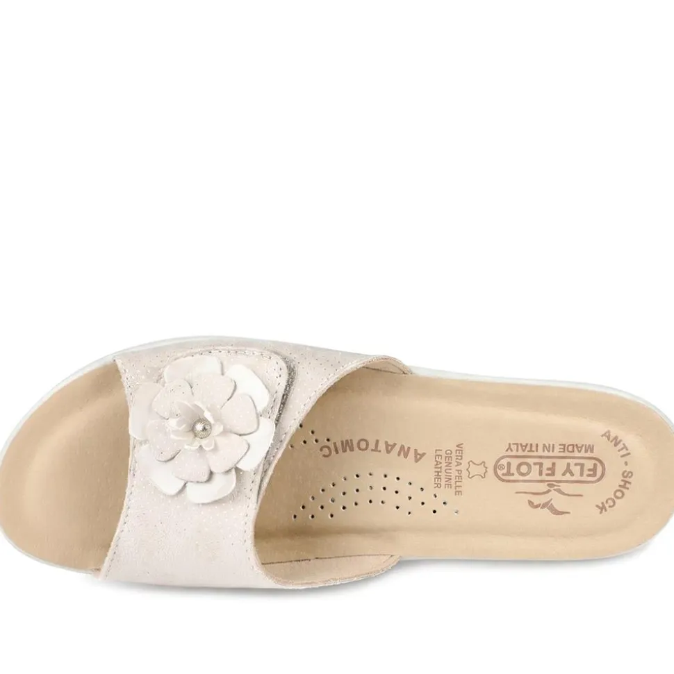 Fly Flot Mule Sandals - Beige
