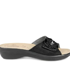 Fly Flot Mule Sandals - Black
