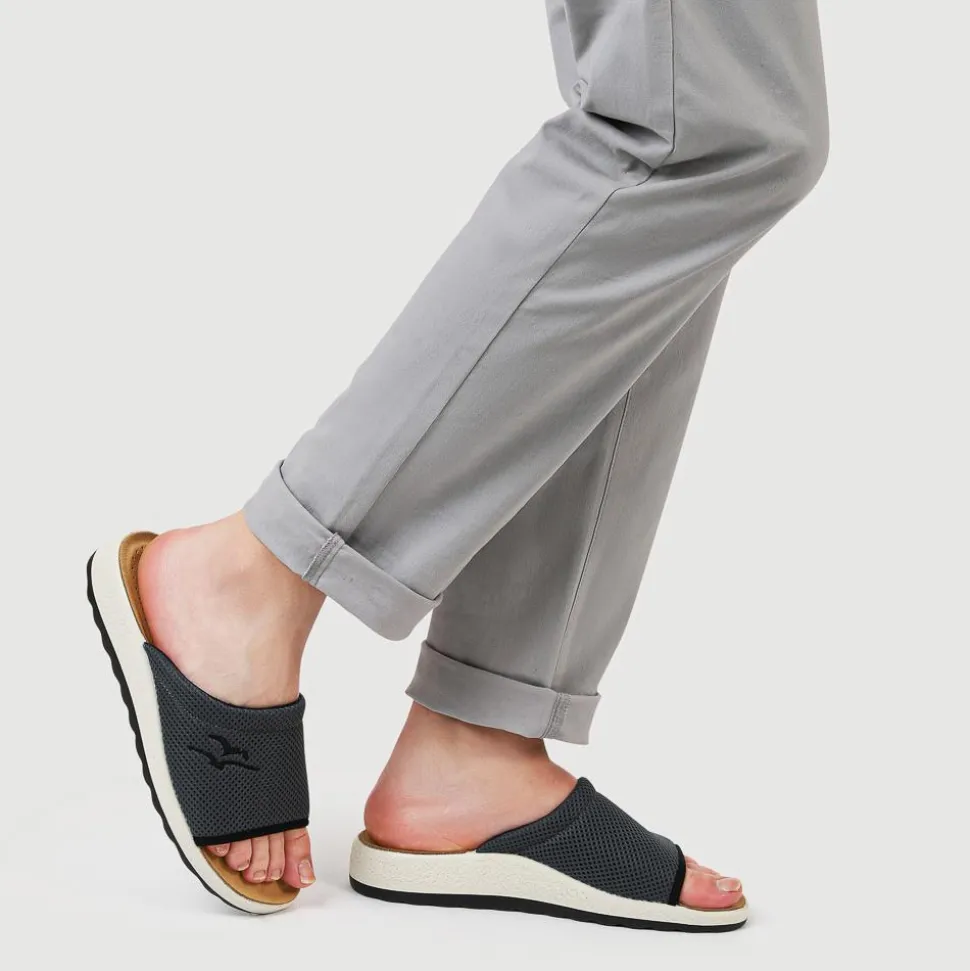 Fly Flot Mule Sandals - Grey