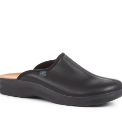 Fly Flot Mule Slippers - Black