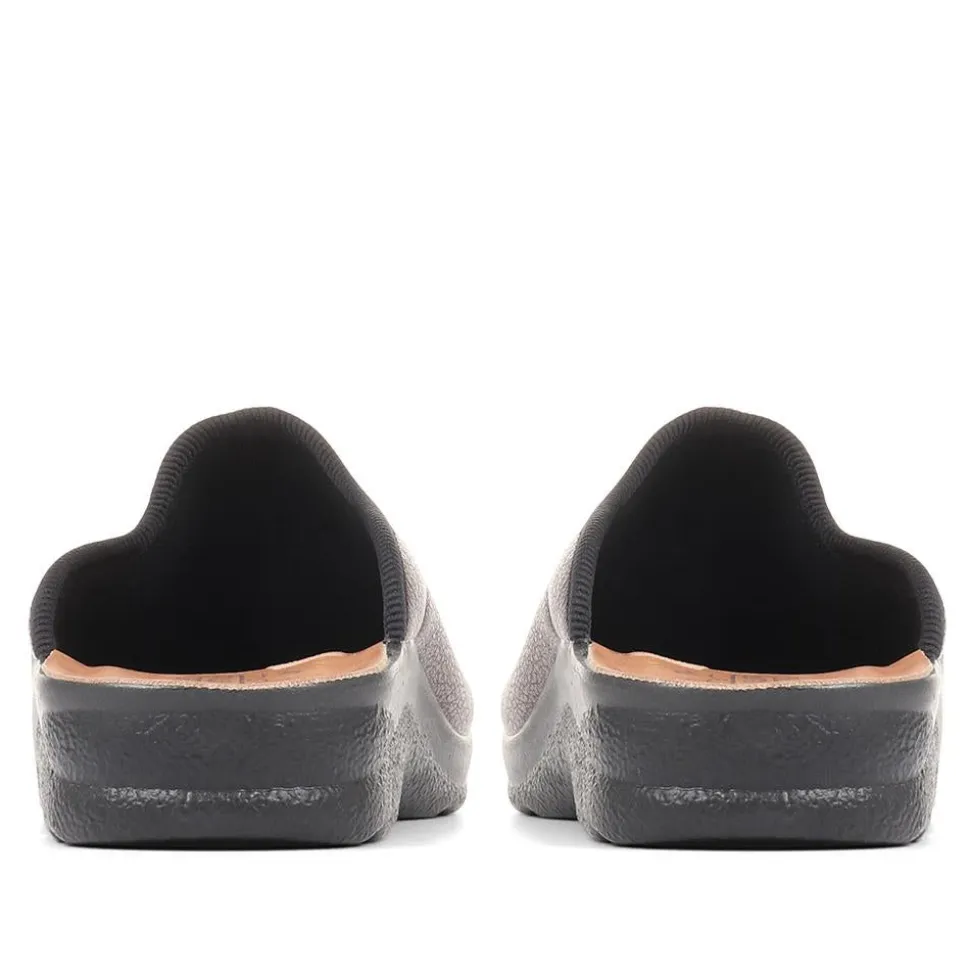 Fly Flot Mule Slippers - Dark Brown