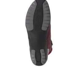 Fly Flot Patent Accented Ankle Boots - Burgundy