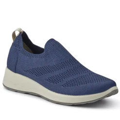 Fly Flot Self Moulding Slip On Trainers - Blue