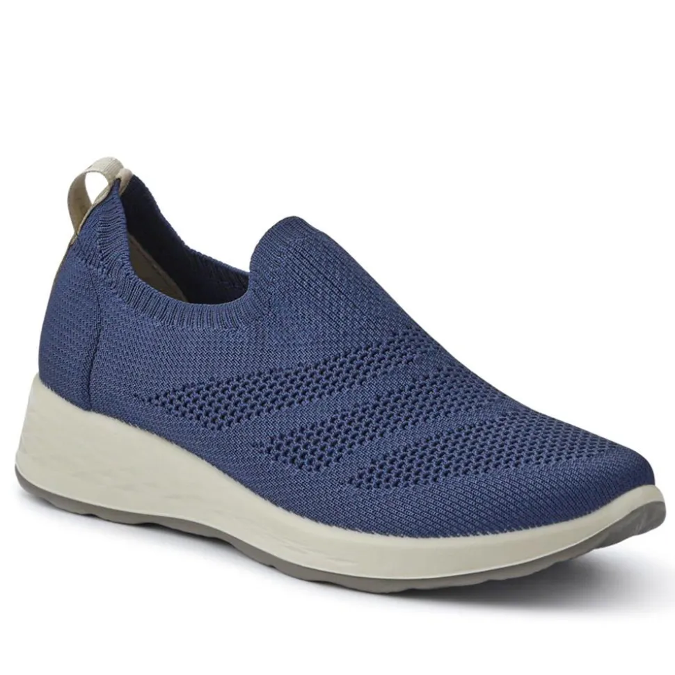 Fly Flot Self Moulding Slip On Trainers - Blue