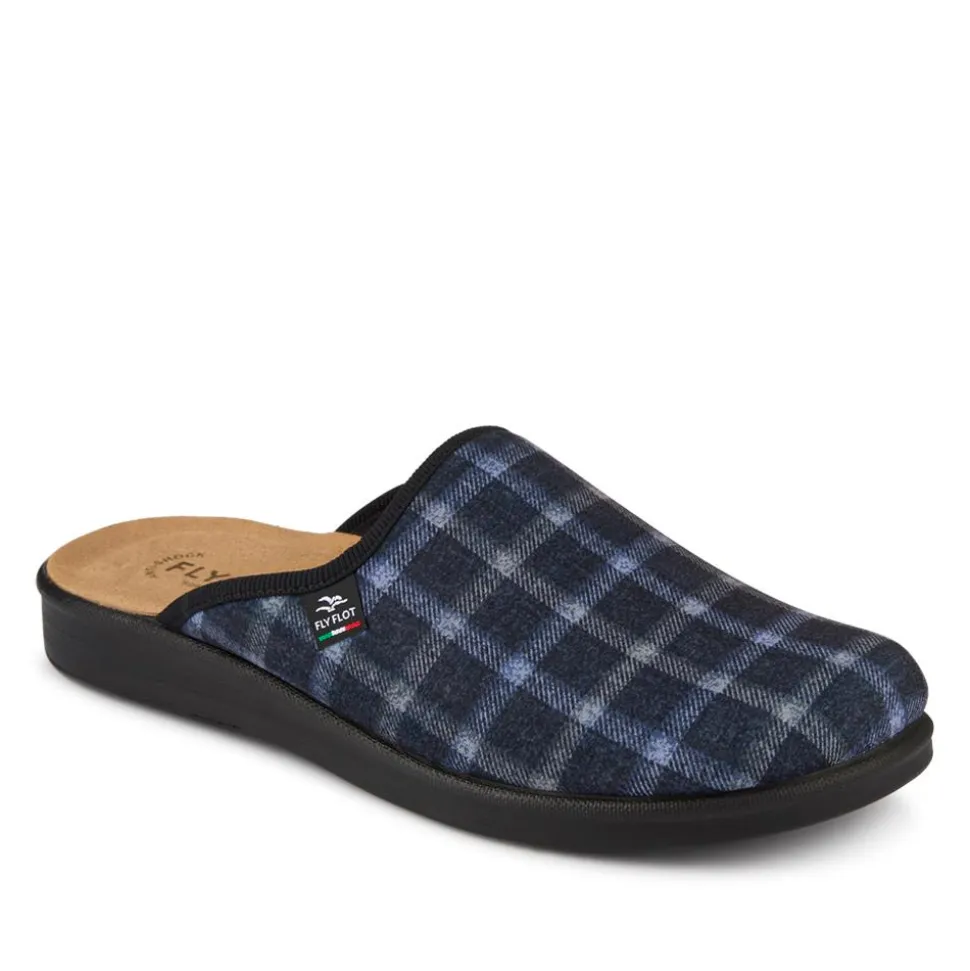 Fly Flot Shock Absorbing Mule Slippers - Blue Multi