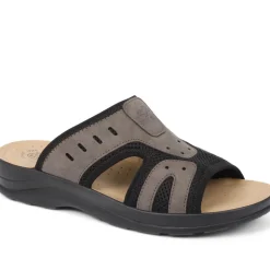 Fly Flot Slip On Mule Sandals - Dark Brown