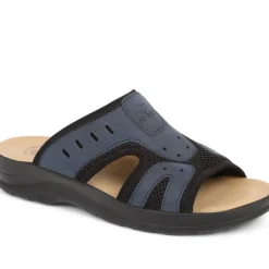 Fly Flot Slip On Mule Sandals - Navy