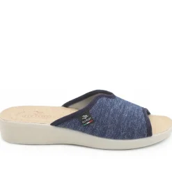 Fly Flot Stretch Fit Mule Sandals - Navy Shimmer