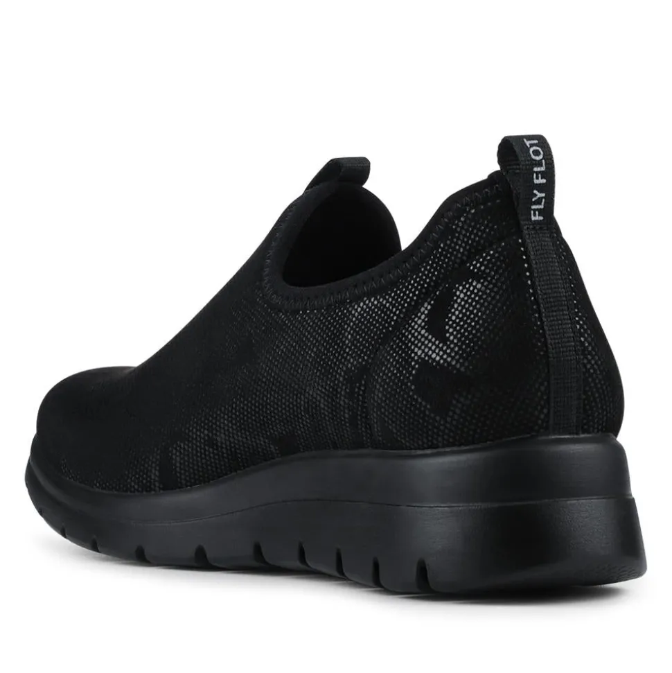 Fly Flot Stretch Fit Slip- On Shoes - Black
