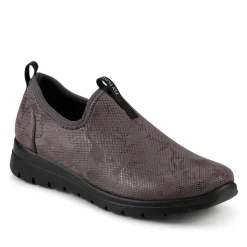 FlyFlot Stretch Fit Slip-On Shoes - Grey