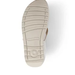 Fly Flot Toe Post Platform Sandals - Silver