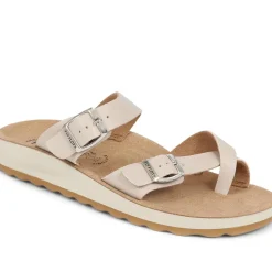 Fly Flot Toe Post Sandals - Beige