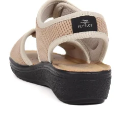 Fly Flot Touch Fastening Sandals - Beige