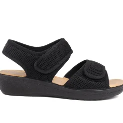 Fly Flot Touch Fastening Sandals - Black