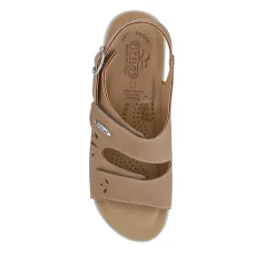 Fly Flot Triple Fasten Cushioning Sandals - Beige