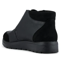 Fly Flot Wide Fit Adjustable Fastening Ankle Boots - Black