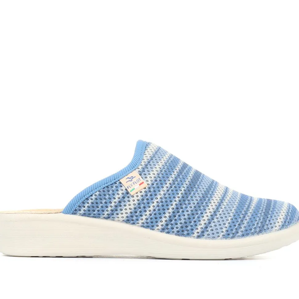 Fly Flot Wide Fit Anatomic Clogs - Blue