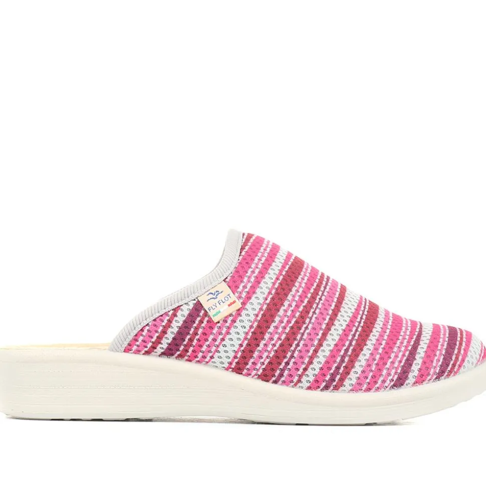 Fly Flot Wide Fit Anatomic Clogs - Fuschia