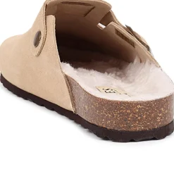 Freida Mules Slippers - Chestnut