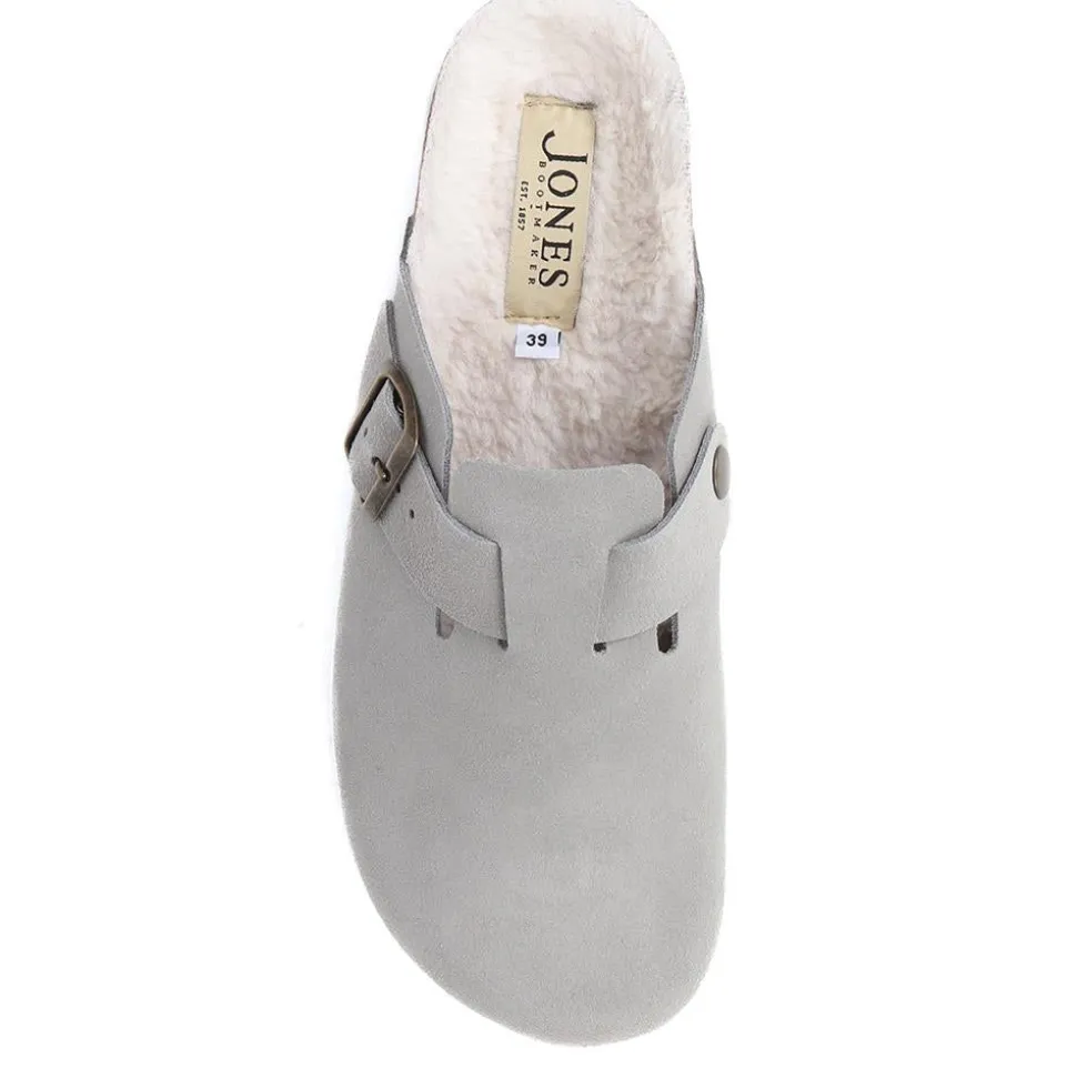 Freida Mules Slippers - Grey
