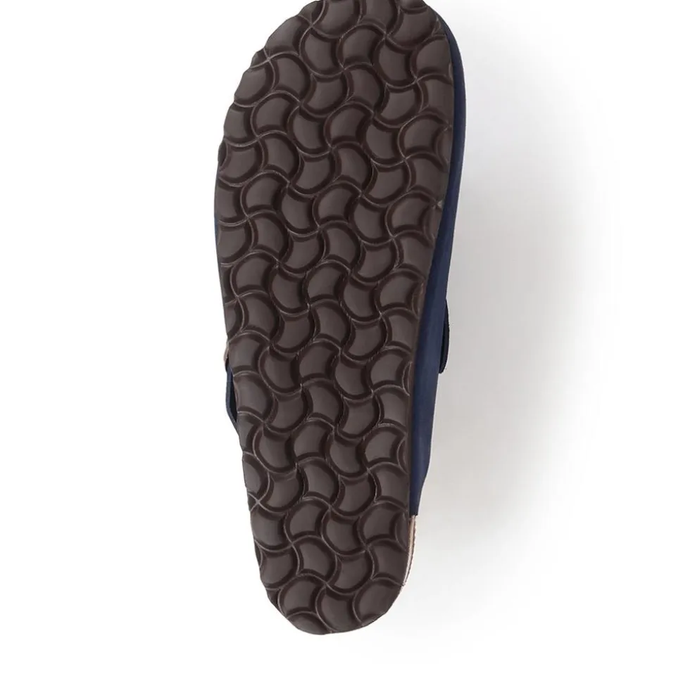 Freida Mules Slippers - Navy