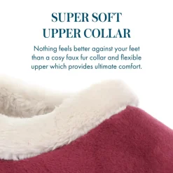 Full Slipper - Burgundy