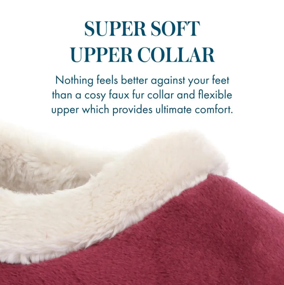 Full Slipper - Burgundy