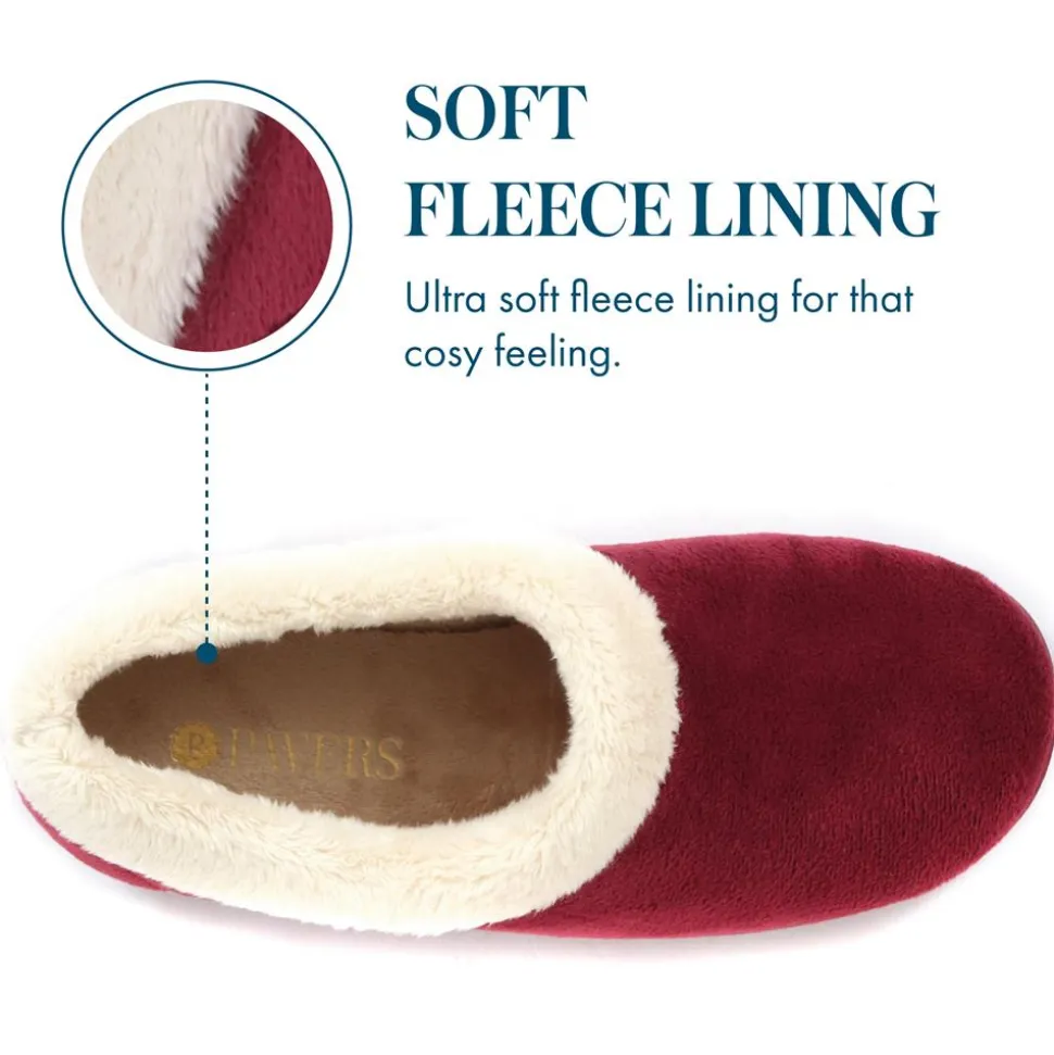 Full Slipper - Burgundy