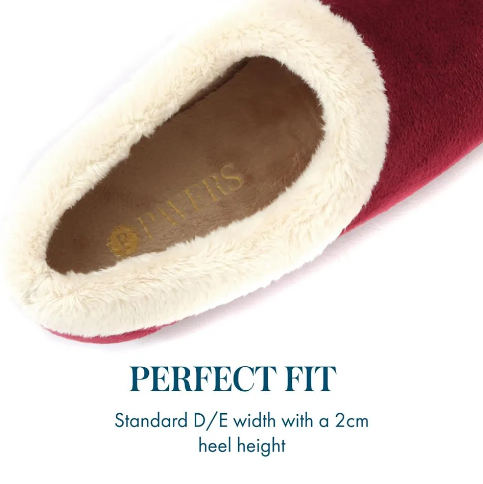Full Slipper - Burgundy