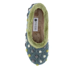 Full Slippers - Green Multi