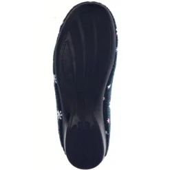 Full Slippers - Navy Floral