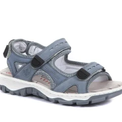 Fully Adjustable Daily Sandals - Denim