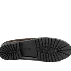 Gabor Ego Elder Leather Loafers - Brown
