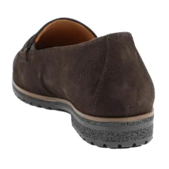 Gabor Ego Elder Leather Loafers - Brown