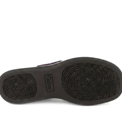 Gabor Leather Toe Post Sandals - Purple