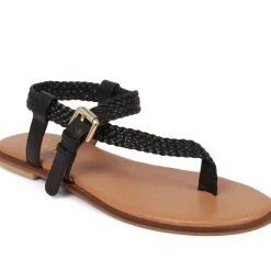 Gabrielah Toe-Post Sandals - Black