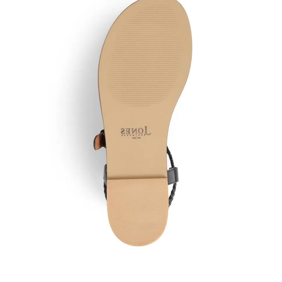 Gabrielah Toe-Post Sandals - Black