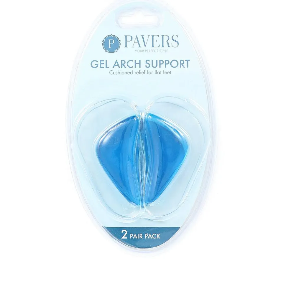 Gel Arch Supports for Flat Feet - Blue-White
