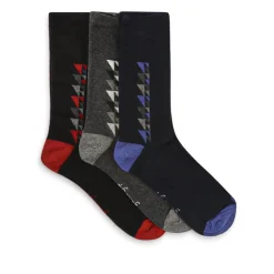 Gentle Grip Socks - 3 Pack - Black Multi